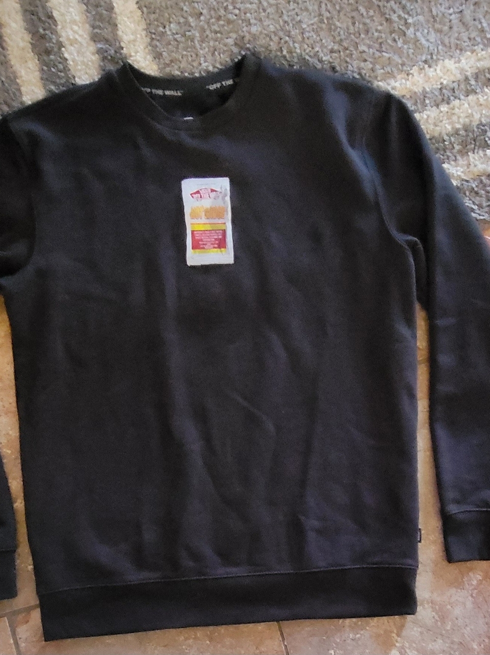 Men's Black Crewneck Sweater - Vans